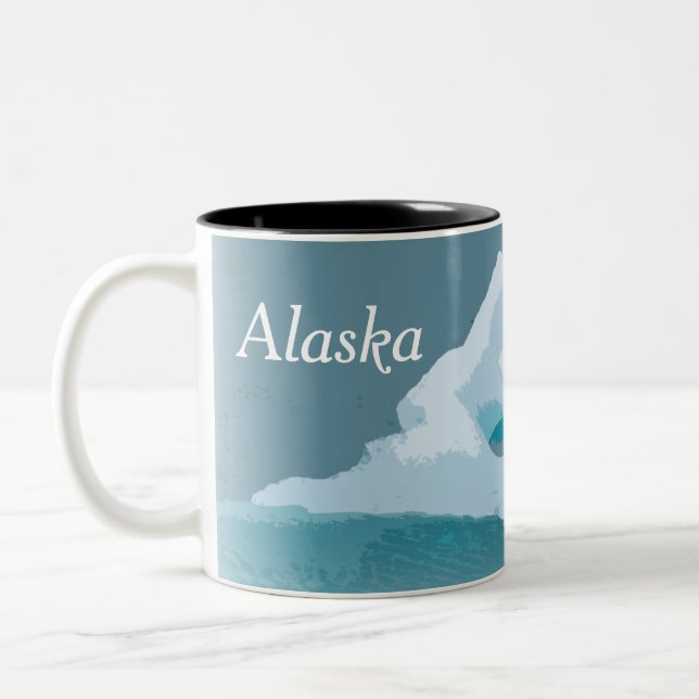 Alaska kaffe koppar - isberg (Vänster)