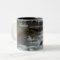 Alaska kaffe koppar - vattenfalläventyr