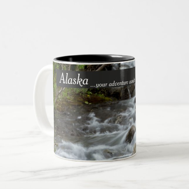Alaska kaffe koppar - vattenfalläventyr (Framsida vänster)