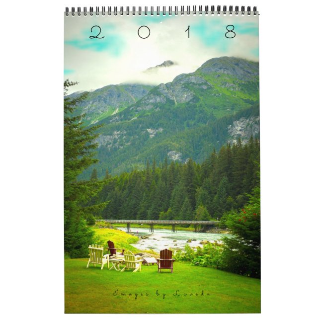 Alaska kalender 2018 med Bio (Omslag)
