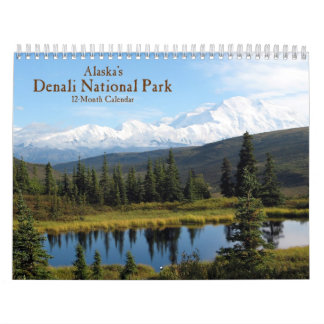 Alaska kalender för Denali nationalpark