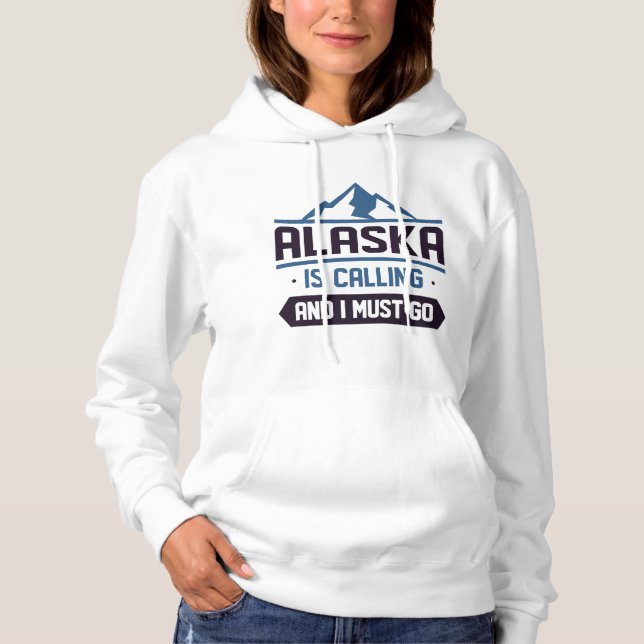 Alaska kallar och jag måste åka t shirt (Framsida)