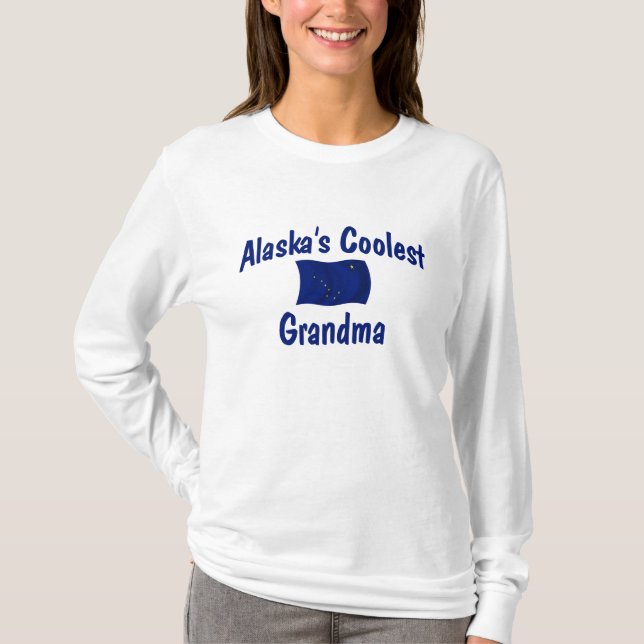 Alaska kallaste mormor tee shirt (Framsida)