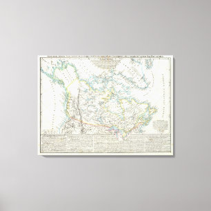 Alaska Kanada, Grönland Canvastryck