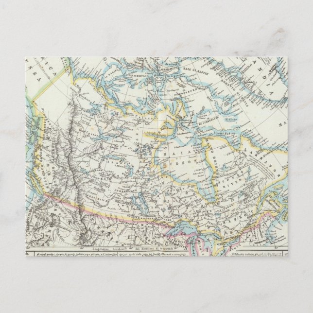 Alaska, Kanada, Grönland Vykort (Framsida)