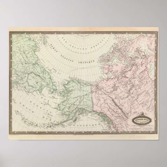 Alaska, Kanada, Ryssland Poster (Framsidan)
