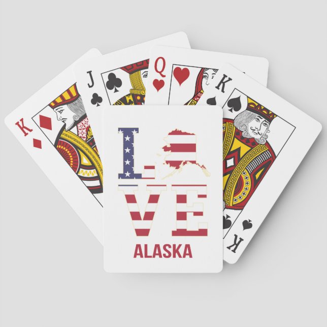 Alaska kärlek casinokort (Baksidan)