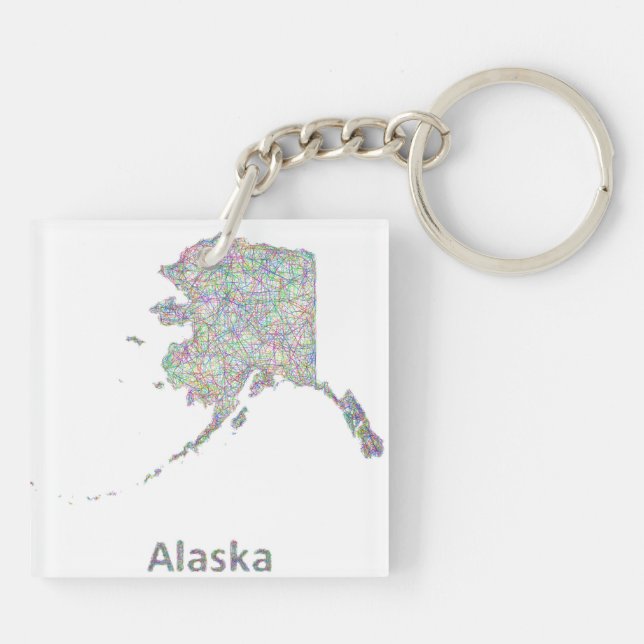 Alaska karta (Baksidan)