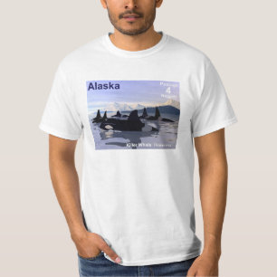 Alaska Killer Whales Frimärke Tröja