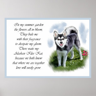 Alaska Klee Kai Art Poster