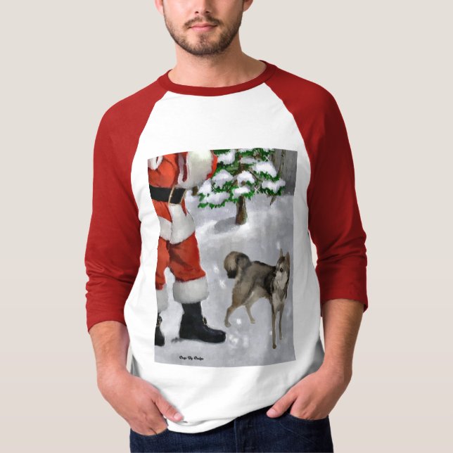 Alaska Klee Kai-julklappar T-shirt (Framsida)