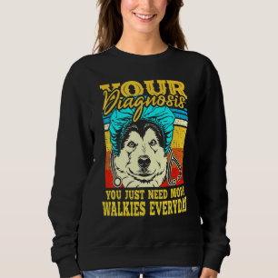 Alaska Klee Kai Malamute Siberian husky Hund Walki T Shirt