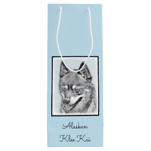 Alaska Klee Kai Painting - Cute Original Hund Art