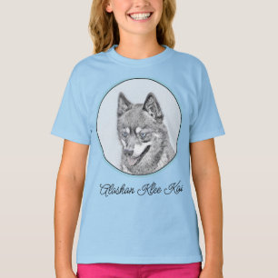 Alaska Klee Kai Painting - Cute Original Hund Art T Shirt