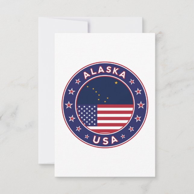 Alaska Kort (Framsida)