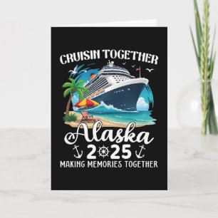 Alaska-kryssning 2025 Cruisin Tillsammans Familj M Kort