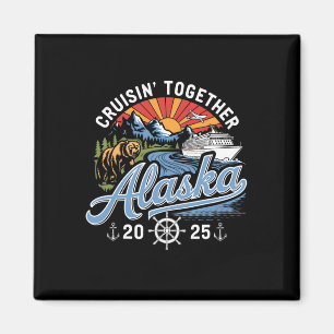 Alaska-kryssning 2025 Familj Sommarlov Resa M Magnet
