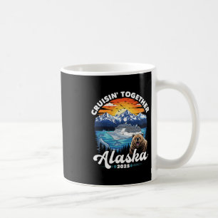 Alaska-kryssning 2025 Familj Vänner Grupp Alaskan  Kaffemugg