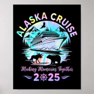 Alaska-kryssning 2025 Matchande familjevänner Grup Poster