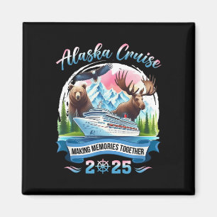 Alaska-kryssning 2025 Skapar Minnen Tillsammans Gr Magnet