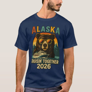 Alaska-kryssning 2026 Matchande vänner Familj Seme T Shirt