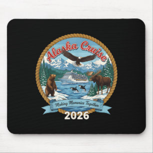 Alaska-kryssning 2026 Matchande vänner och familj Musmatta