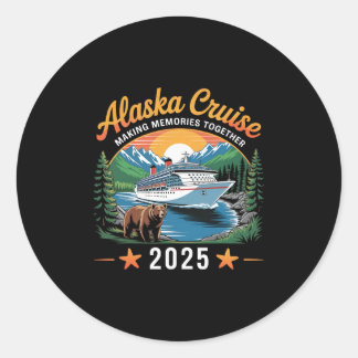 Alaska-kryssning gör minnen 2025 familjesemester runt klistermärke