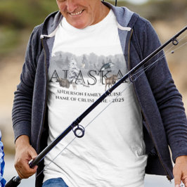 Alaska Kryssning Kryssning Skräddarsydd Björn Älg T Shirt