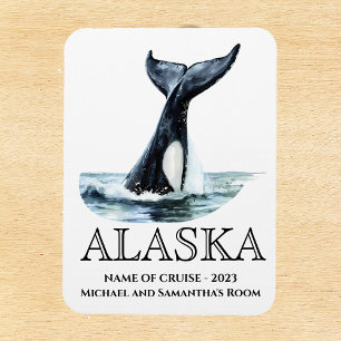 Alaska kryssning Kryssning Späckhuggare svans Akva Magnet