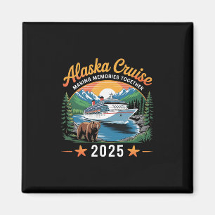 Alaska-kryssning som skapar minnen 2025 familjesem magnet