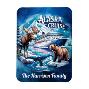 Alaska kryssningsfartyg hyttrum magnet