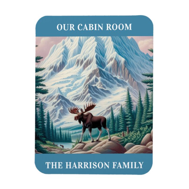 Alaska kryssningsfartyg stateroom magnet (Vertikal)