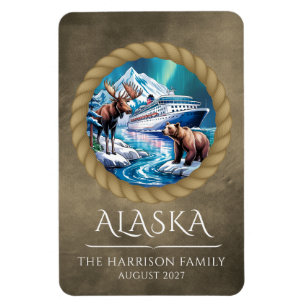 Alaska kryssningsfartyg stateroom magnet
