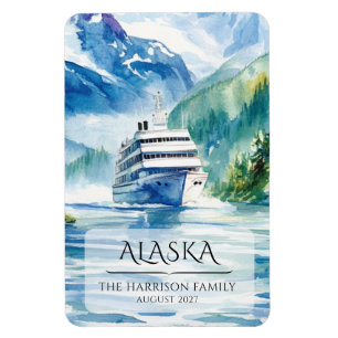 Alaska kryssningsfartyg stateroom magnet