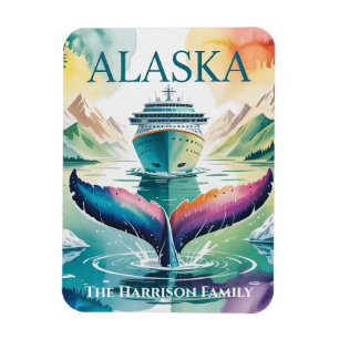 Alaska kryssningsfartyg stateroom magnet