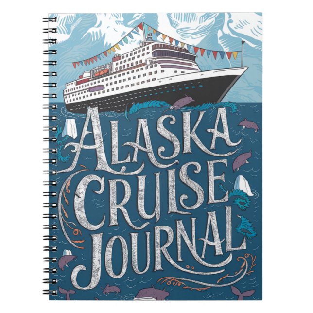 Alaska-kryssningsjournal Anteckningsbok (Framsidan)