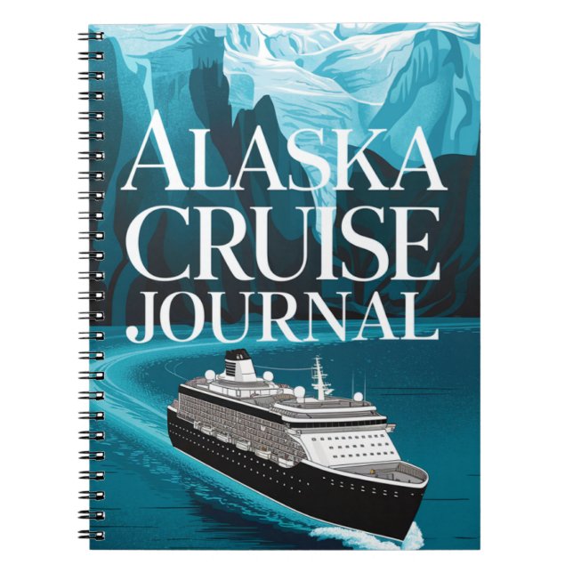 Alaska kryssningsjournal anteckningsbok (Framsidan)