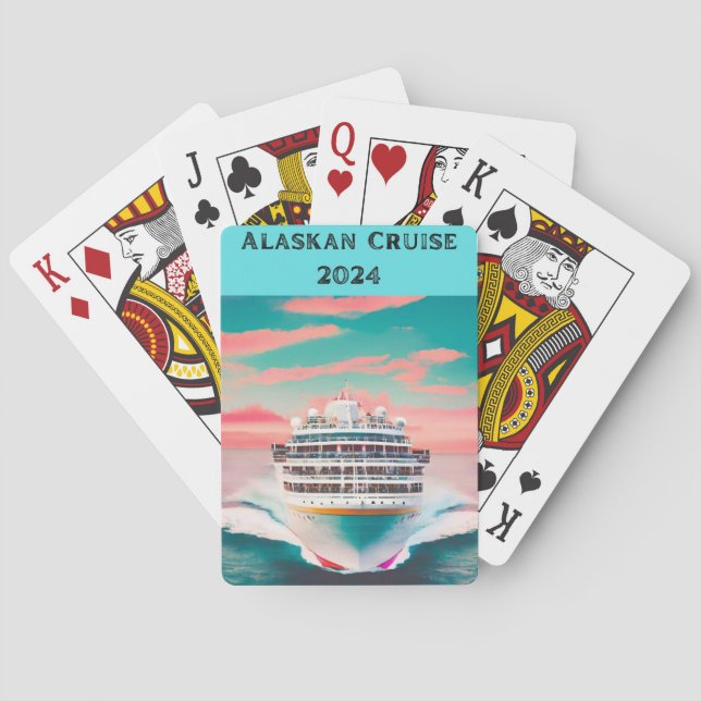 Alaska kryssningskort casinokort (Baksidan)