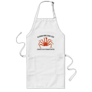 Alaska Kung Crab - Long Apron Långt Förkläde