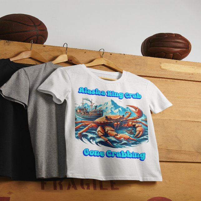 Alaska Kung Crab Old Crabby Bastard T Shirt (Skapare uppladdad)