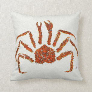 Alaska Kung krabba - Poly 16 x 16 tum Pillow Kudde