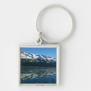 Alaska Kusten Benice Nature Photography Fyrkantig Silverfärgad Nyckelring