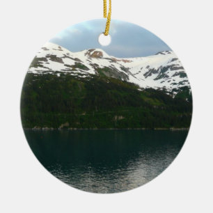 Alaska Kusten i Dusk Julgransprydnad Keramik