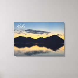 Alaska - Land Midnight Sol Canvastryck