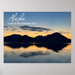 Alaska - Land Midnight Sol Poster