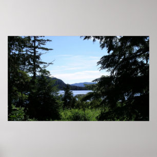 Alaska Landcape BeSnyval Alaska-foto Poster