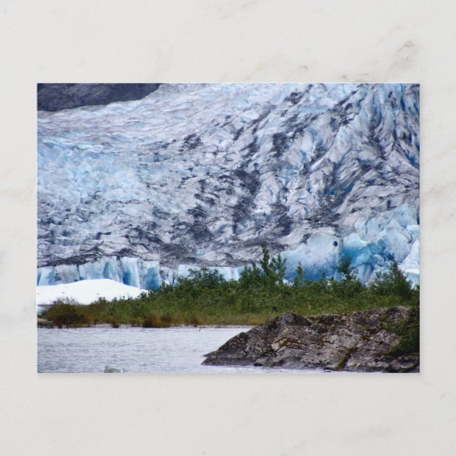 Alaska Landskapsglaciär Fotografi vykort (Framsida)