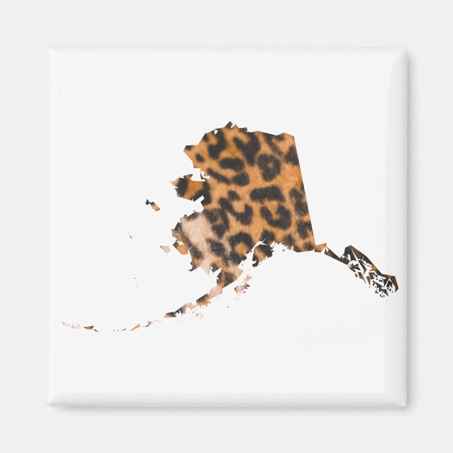 Alaska Leopard Magnet (Framsidan)
