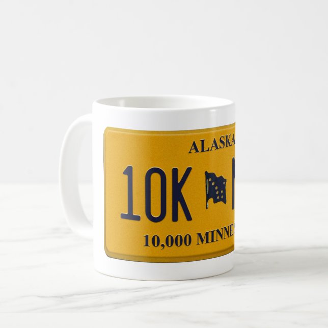 Alaska License Plate mugg (Framsida vänster)
