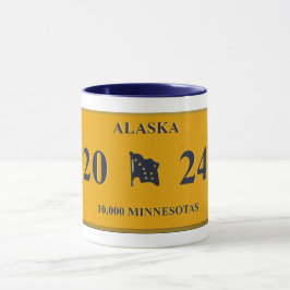 Alaska License Plate mugg